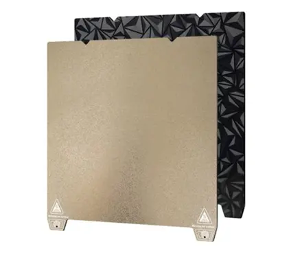 Double-Sided Spring Steel Magnestic Sticker without Magnetic Base (one side pei sheet coated ,the other side diamond grain) 235*235mm