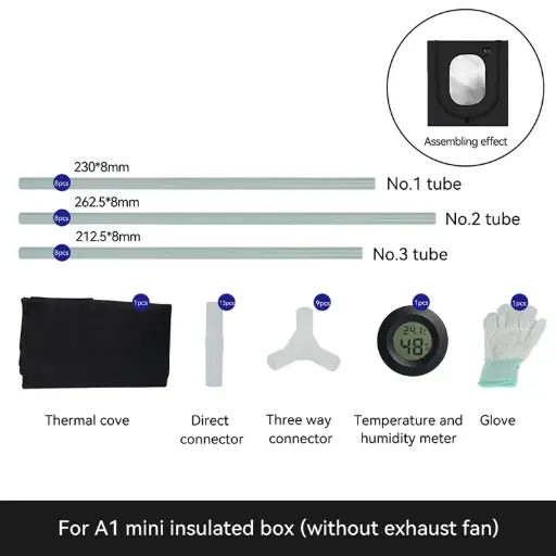 Enclosure for Bamboo A1mini without exhaust fan